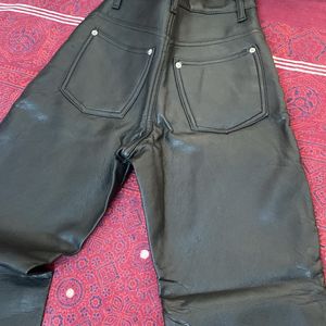 Black Leather Pants