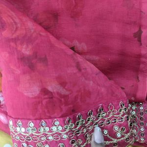 Georgettee Synthetic Saree