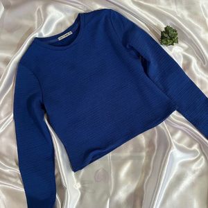 Blue Full Sleeve Top