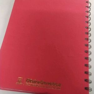 Red Colour Spiral Diary Calendar