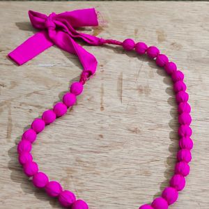 Brand New Cotton Cloth Bead Necklace