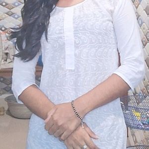 White Kurti