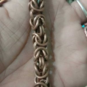 Chain Maille Bracelets Copper Hand Made