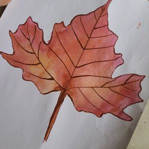 leaf painting 🍁