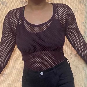 FINAL PRICE - Full Sleeve Mesh Top