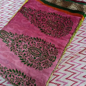 Takali Work Saree