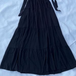 Dark Coquette Cottagecore Black FairyTier Skirt