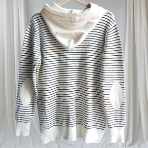 Striped Longline Hoodie