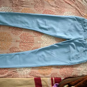 Light Blue Low Rise Skinny Jeans