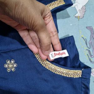 Anarkali Kurta Set For Girls