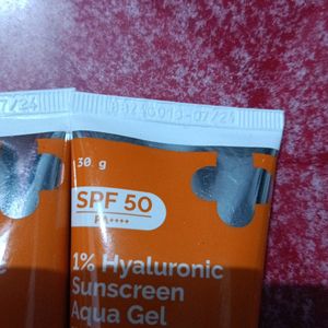 Combo Of 3 The Derma Co 1% Hyaluronic Sunscreen