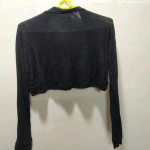 Womens Crop Shrug.Long Sleeves. Small Size