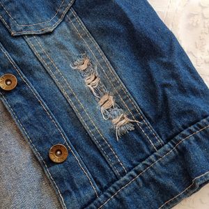 Sleeveless Denim Vest