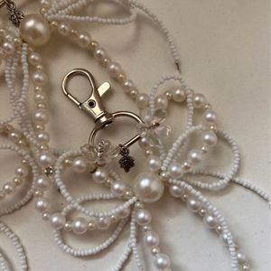 Pearl Bow Keychains