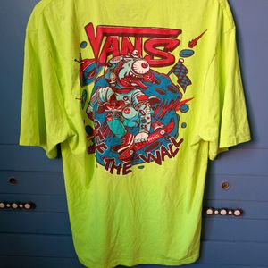 Vans Neon Printed Oversized Tshirt