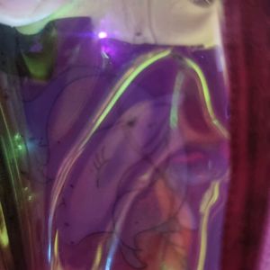 Unicorn Holographic Pencil Pouch With Led Lights