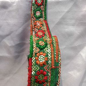 Green Lace/ Border For Sare/Dupatta