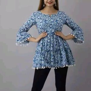 Printed Short Kurti