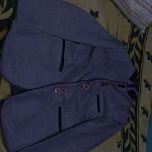 Dark Purple Full Blazer