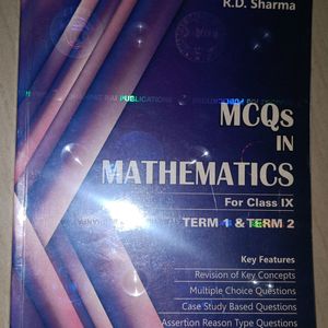 R.D. Sharma For Class 9 With MCQ book Combo