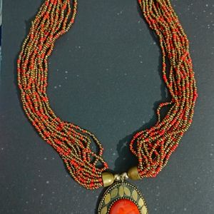 Red Pendant Necklace