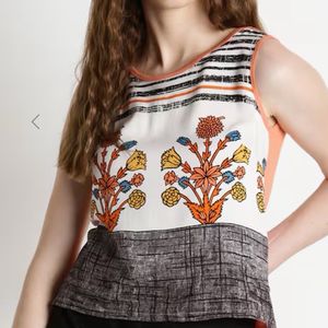 Floral Sleeveless Top