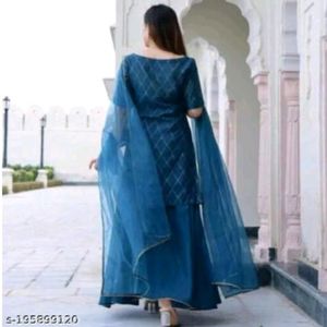 Used Plazo Kurti Dupatta