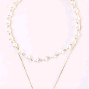 Double Layered Pearl Necklace