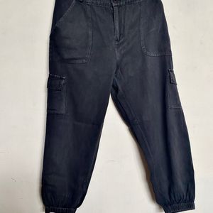 High Rise Cargo Trousers