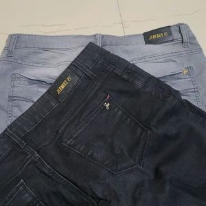 Pack Of 2 Skinny Fit Mid Rise Denim Size 32