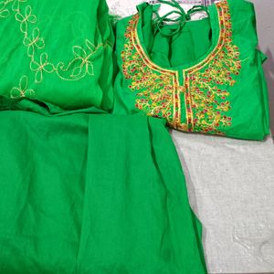 Women Hand Made Suit Selwar With Dupatta