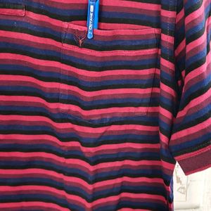 PREMIUM Horizontal Stripes Allen Solly T Shirt-X