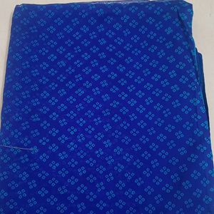 A Dark Blue Bandhani Saree