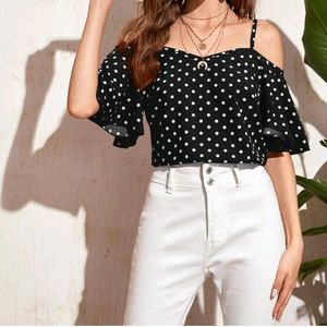 Polkadot Butterfly Top / Just Like New