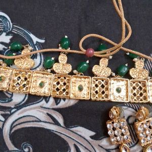 Kundan Stone Necklace  Set