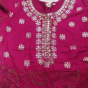 Pink Anarkali