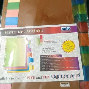 10 New Plastic Separators