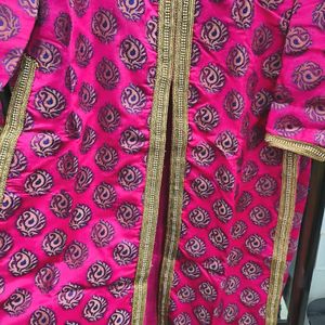 Banarasi Open Kurti With Lehnga