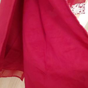 NEW RED KURTI WITH PANT