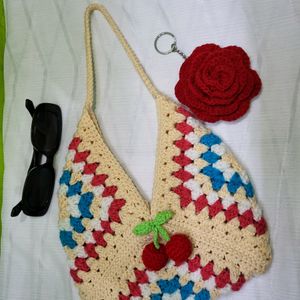 Crocheted Handbag