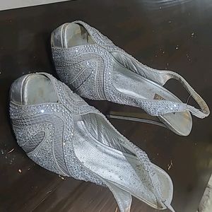 Price Dropped Beautiful Party Wear Silver High Hee