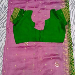 Zardoji Maggam Work Design Saree