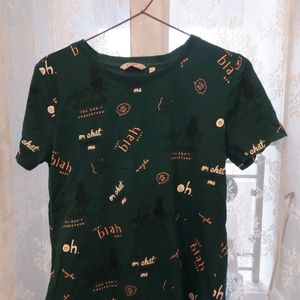 Printed Ginger by lifestyle green shirt Cat theme