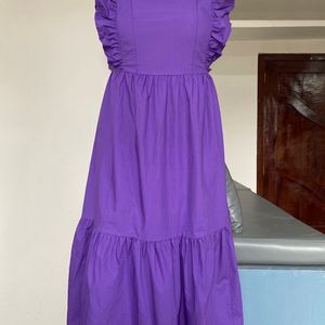 Purple Midi Dress