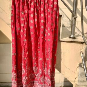 Beautiful Oil Printed Long Skirt