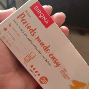 Sirona Tampons For female Period Hygiene