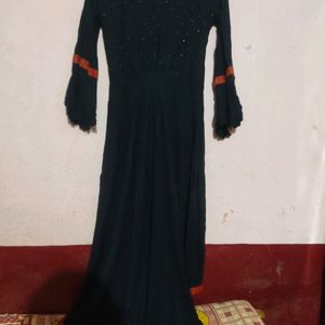 Black Gown With Beautiful Hand Work