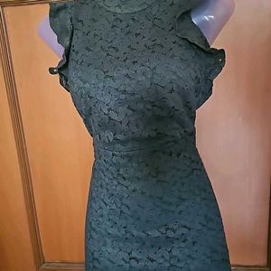 20 Dresses Green Lace Dress