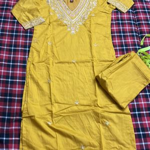 Mustard Suit Set