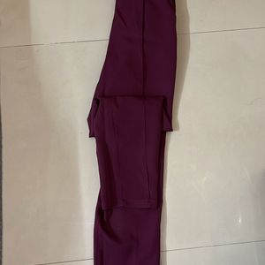 Purple Ankle Length Trouser